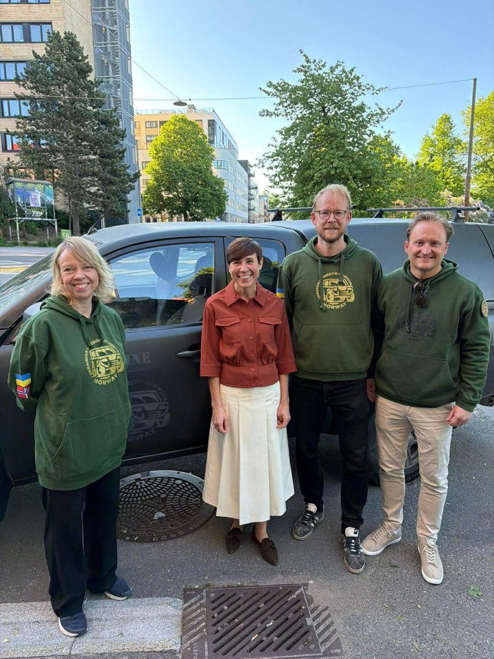 Ine Eriksen Søreide, leader of Norway's Conservative Party, poses with Ole Kvåle, co-founder of UFC, Siri Helene Hauge and Haakon Bjerke before departure from Oslo. (Source: personal archive) Ine Eriksen Søreide, leader of Norway's Conservative Party, poses with Ole Kvåle, co-founder of UFC, Siri Helene Hauge and Haakon Bjerke before departure from Oslo. (Source: personal archive)