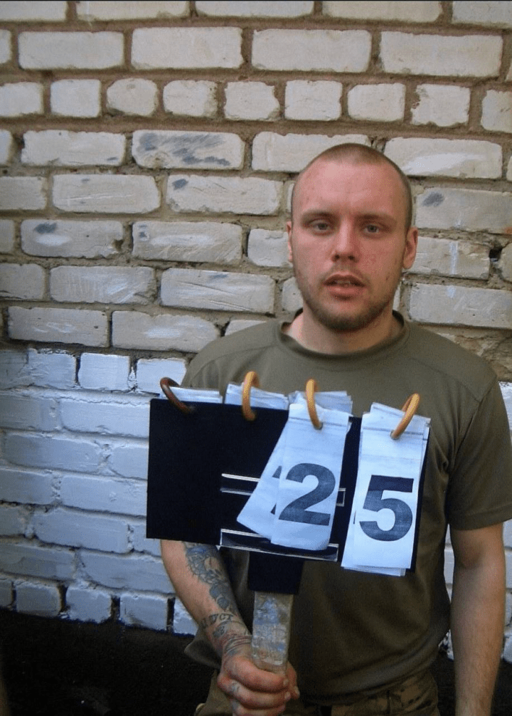Vladyslav after entering Russian captivity in May 2022. (Source: Vladyslav's Instagram) 