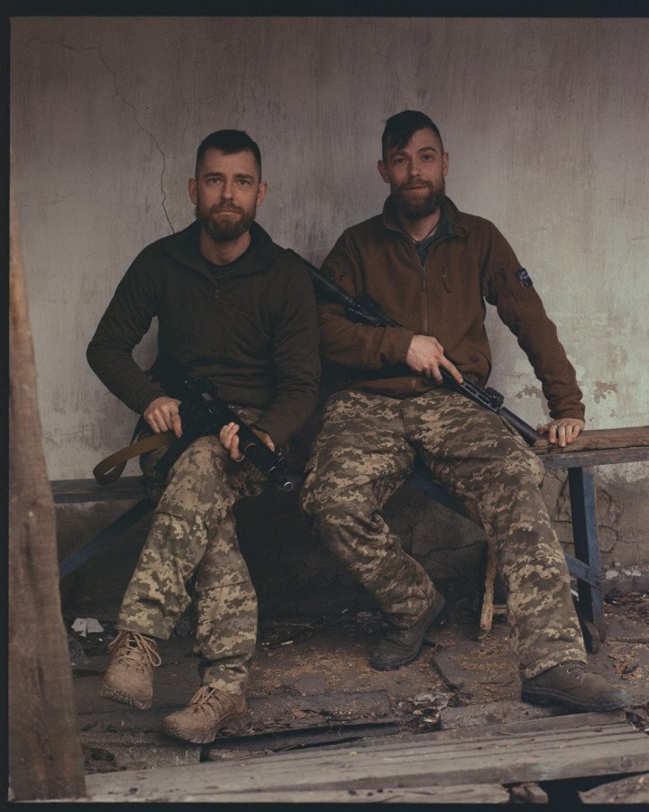 Kostiantyn and Anton are twin brothers. (Photo: Lucile Brizard) Kostiantyn and Anton are twin brothers. (Photo: Lucile Brizard)