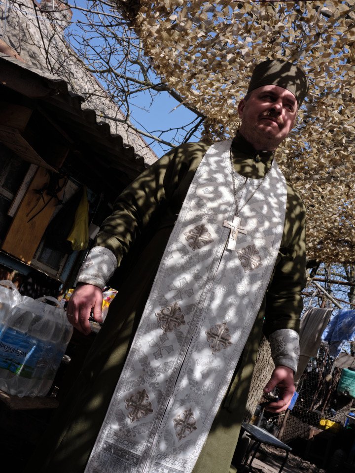 Father Mykola. Photo: Joshua Olley Father Mykola. Photo: Joshua Olley