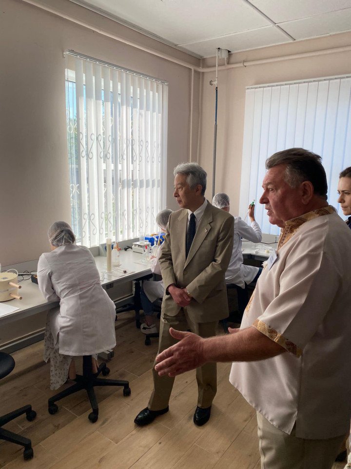 Japan's Minister of Education, Culture, Sports, and Science Masahito Moriyama in Irpin on July 29, 2024. (Source: Japanese Embassy in Ukraine via Facebook.) Japan's Minister of Education, Culture, Sports, and Science Masahito Moriyama in Irpin on July 29, 2024. (Source: Japanese Embassy in Ukraine via Facebook.)