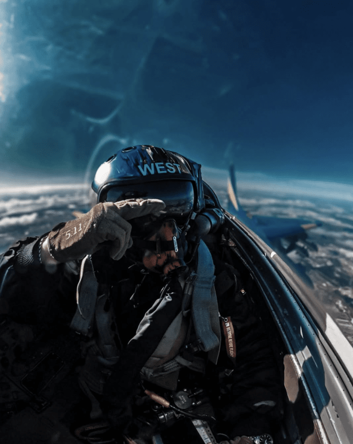 MAR 10 — “Hello, world!” A Ukrainian MiG-29 pilot’s greetings from the sky. (Photo by MIG29 pilot @__west___ via Air Force of the Ukrainian Armed Forces @air.force.ua.official)