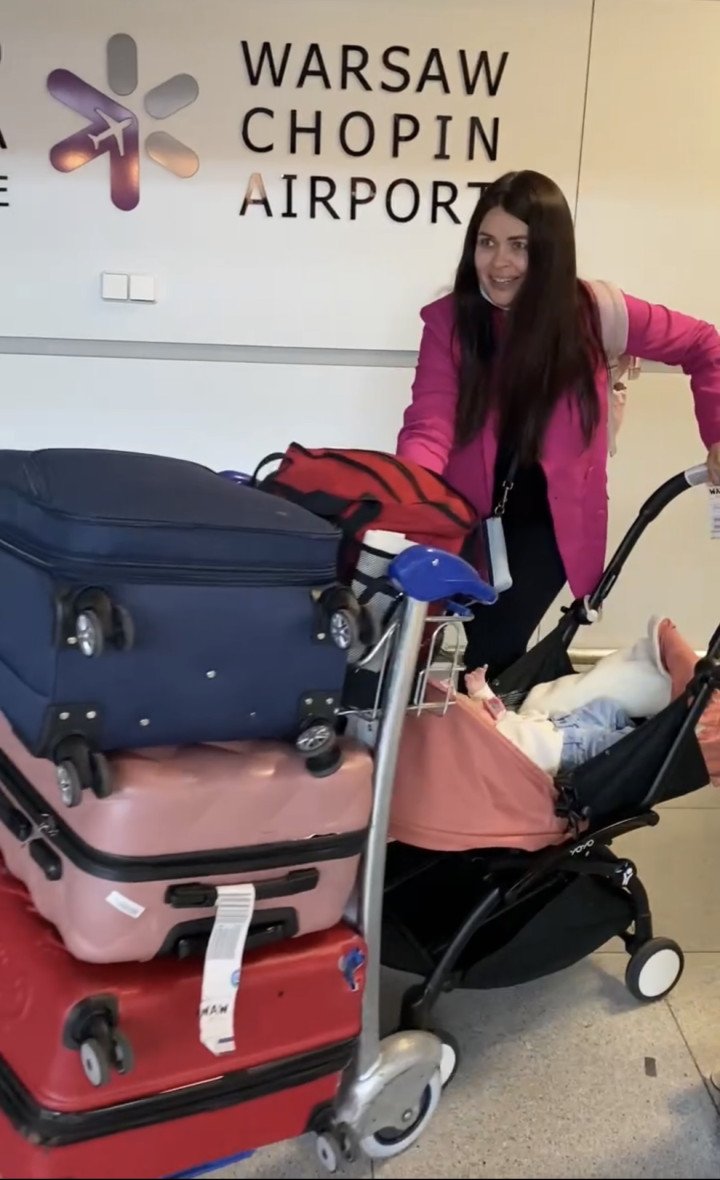 Olesia is moments away from introducing Kira to her grandmother. May 2022. Photo: Olesia Ostafiieva Olesia is moments away from introducing Kira to her grandmother. May 2022. Photo: Olesia Ostafiieva