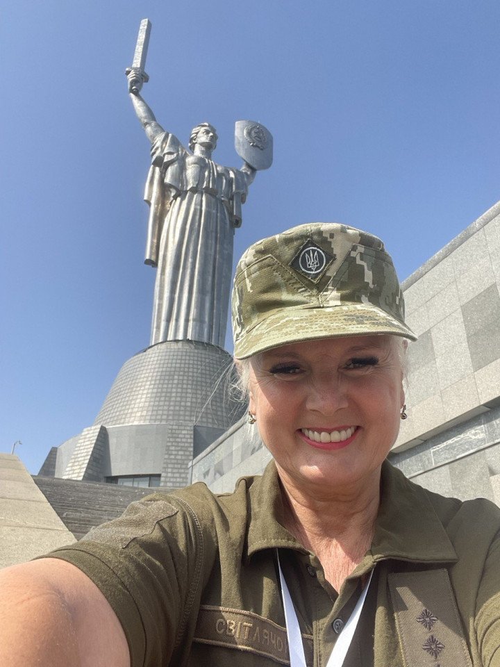 Svitlana during holidays in Kyiv. Photo: Svitlana Halych.