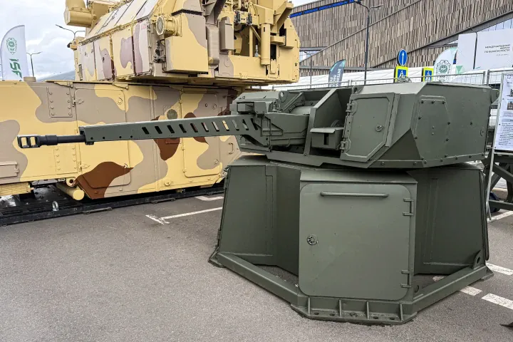 Russia’s new ZAK-30 “Citadel” anti-drone artillery system displayed during a defense exhibition. (Source: Russian media) Russia’s new ZAK-30 “Citadel” anti-drone artillery system displayed during a defense exhibition. (Source: Russian media)
