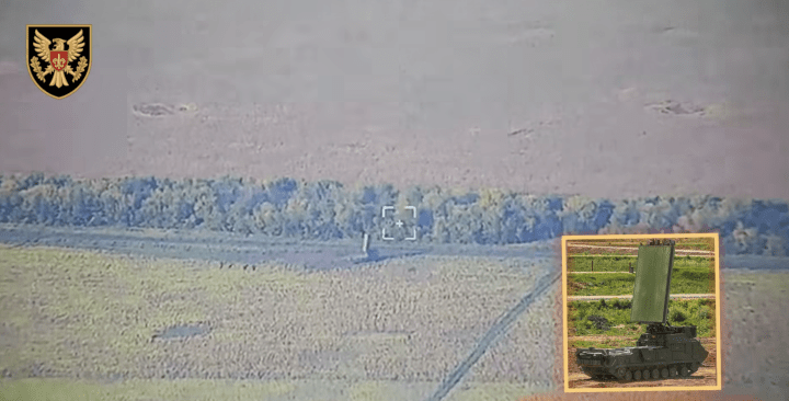 Ukraine’s armed forces successfully struck a Russian ‘Zoopark-M1’ 1L260 counter-battery radar system. (Source: The 15th Separate Artillery Brigade / Facebook) Ukraine’s armed forces successfully struck a Russian ‘Zoopark-M1’ 1L260 counter-battery radar system. (Source: The 15th Separate Artillery Brigade / Facebook)