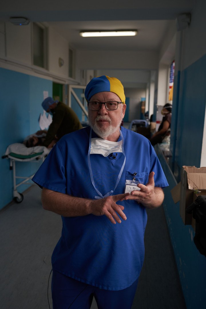 Dr. John Frodel, an American facial reconstruction specialist, has taken part in multiple “Face to Face” missions in Ukraine. Photo: Josh Olley Dr. John Frodel, an American facial reconstruction specialist, has taken part in multiple “Face to Face” missions in Ukraine. Photo: Josh Olley