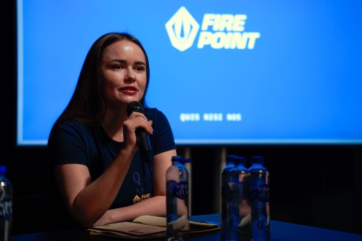  Iryna Terekh, the CEO and Chief Technology Officer (CTO) of the Ukrainian defense tech company Fire Point. (Source: Fire Point)