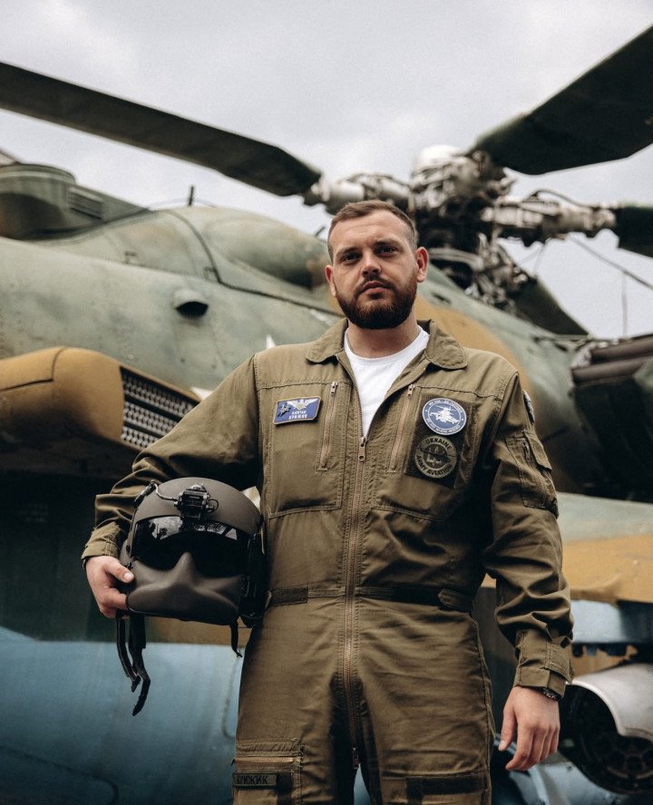 Photo of the Ukrainian pilot who published the video. (Source: k.r.y.z.h_ via Instagram)
