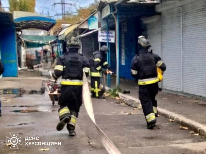 Russian forces launced massive artillery attack on Kherson, Ukraine on October 31, 2025. (Source: SES)