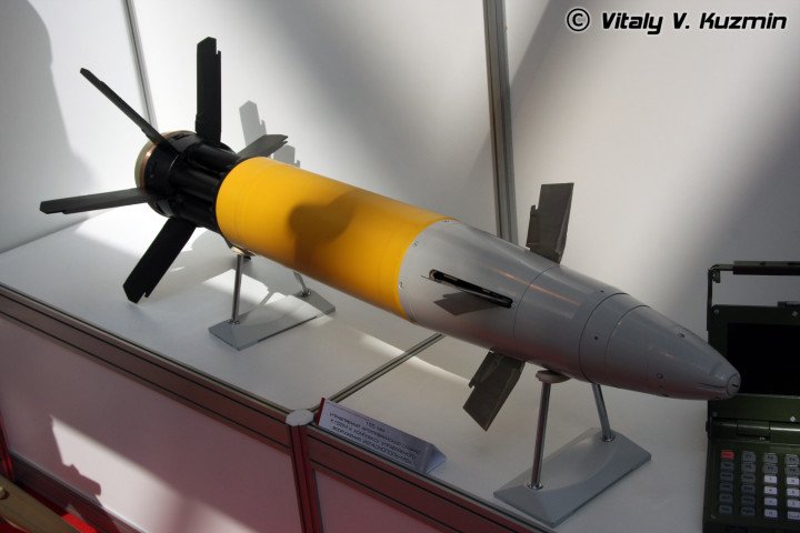 A Krasnopol-M2 152 mm precision-guided artillery projectile developed for the Russian military. (Source: Wikimedia Commons) A Krasnopol-M2 152 mm precision-guided artillery projectile developed for the Russian military. (Source: Wikimedia Commons)