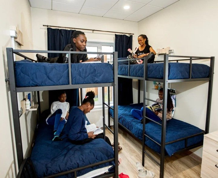 African students living in the Alabuga campus, eventually sent to work at the drone factory, Tatarstan, Russia (Source: Russian media)