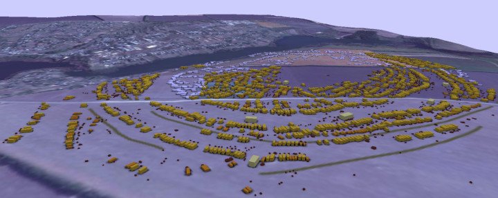 A 3D model of Maidanetske from the Trypillia Culture. (Source: Wikimedia) A 3D model of Maidanetske from the Trypillia Culture. (Source: Wikimedia)