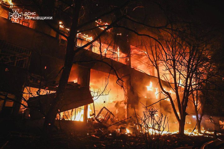 The aftermath of the Russian attack on the Kharkiv region on June 11, 2025. (Source: State Emergency Service of Ukraine in the Kharkiv region) The aftermath of the Russian attack on the Kharkiv region on June 11, 2025. (Source: State Emergency Service of Ukraine in the Kharkiv region)