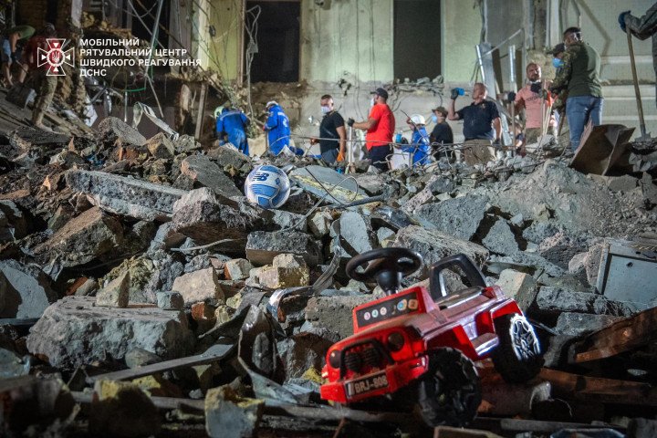 The aftermath of Russia’s attack on Ukraine, July 8, 2024. (Source: State Emergency Service of Ukraine) The aftermath of Russia’s attack on Ukraine, July 8, 2024. (Source: State Emergency Service of Ukraine)