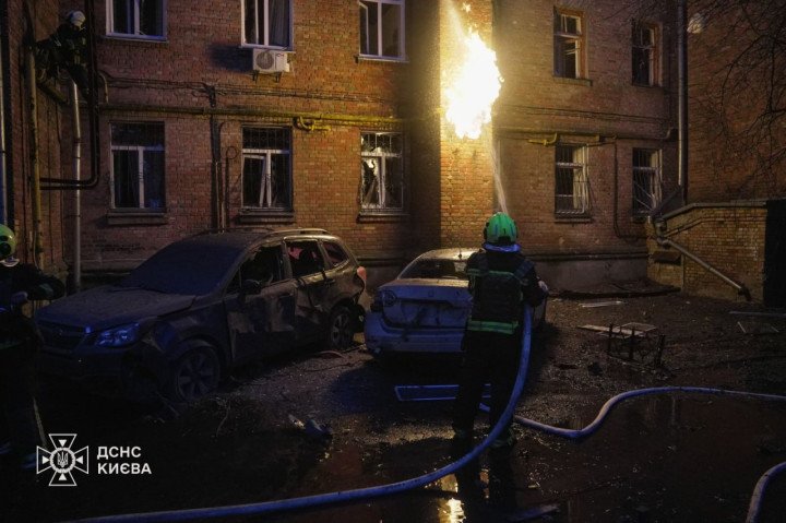 Aftermath of a Russian attack on Kyiv on September 26. (Source: Kyiv Military Administration) Aftermath of a Russian attack on Kyiv on September 26. (Source: Kyiv Military Administration)