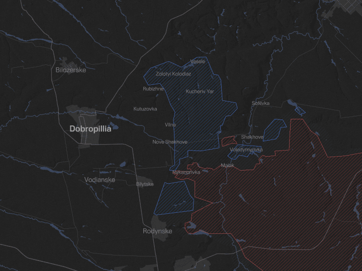 Map displaying Ukraine’s operation east of Dobropillia, the Donetsk region, on November 14, 2025. Credit: UNITED24 Media