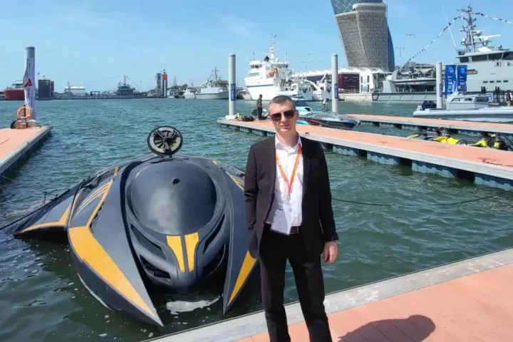 Oleksandr Kuznetsov at the Abu Dhabi defense expo. (Photo: Open source) Oleksandr Kuznetsov at the Abu Dhabi defense expo. (Photo: Open source)