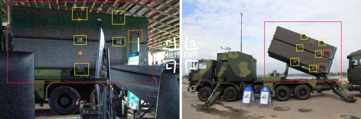 Comparison of Finnish-operated RBS-15 coastal missile launchers and the RBS-15 system now in service with the Ukrainian Navy. (Source: Militarnyi) Comparison of Finnish-operated RBS-15 coastal missile launchers and the RBS-15 system now in service with the Ukrainian Navy. (Source: Militarnyi)