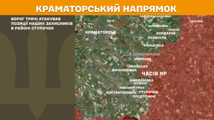 mapa del frente kramatorsk combates guerra rusia ucrania