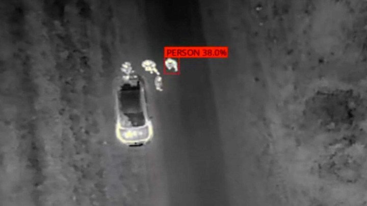 AI software identifies detected objects. (Source: DefSecIntel) AI software identifies detected objects. (Source: DefSecIntel)