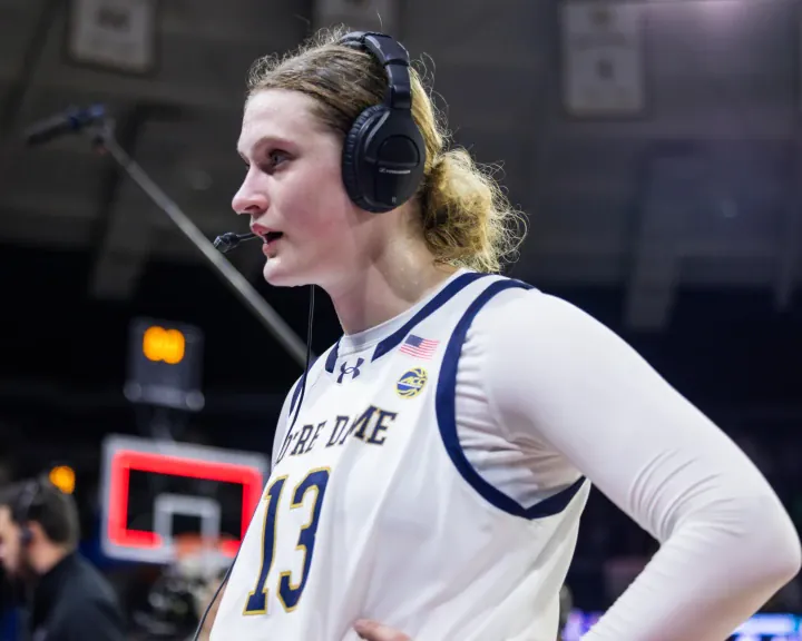 The Ukrainian basketball player Kateryna (Kate) Koval. (Source: fightingirish) The Ukrainian basketball player Kateryna (Kate) Koval. (Source: fightingirish)
