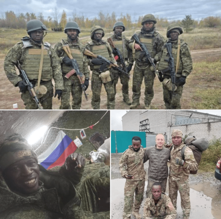Nigerian nationals recruited as foreign mercenaries are seen serving with Russian forces on the front lines of Russia’s ongoing war against Ukraine. (Photo: Open source) Nigerian nationals recruited as foreign mercenaries are seen serving with Russian forces on the front lines of Russia’s ongoing war against Ukraine. (Photo: Open source)
