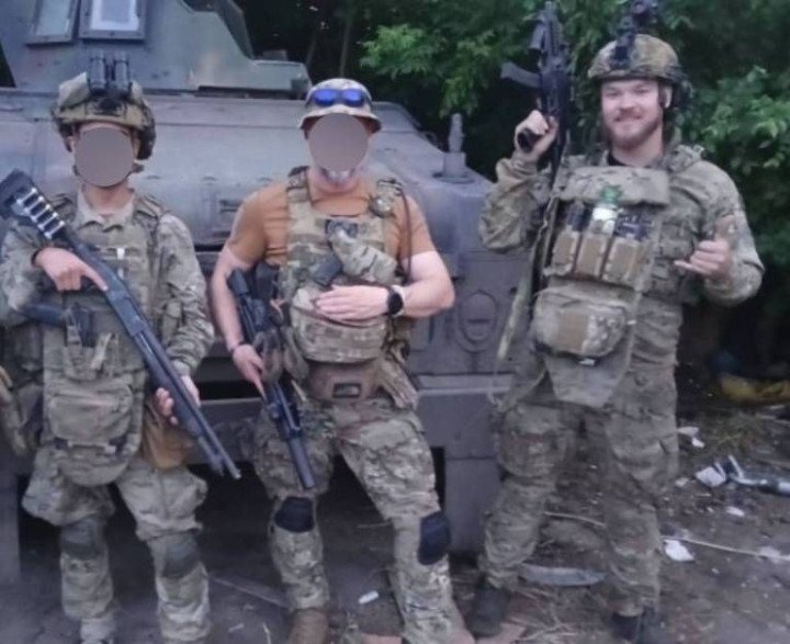 Mac and his brothers-in-arms. Photo submitted by Mac Hughes.