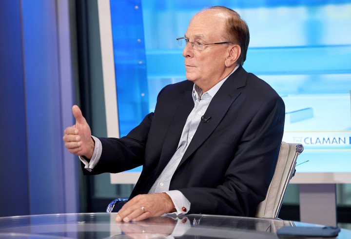 Larry Fink, Chairman and CEO of BlackRock, visits “The Claman Countdown” at Fox Business Network Studios in New York City on April 11, 2025. (Source: Getty Images) Larry Fink, Chairman and CEO of BlackRock, visits “The Claman Countdown” at Fox Business Network Studios in New York City on April 11, 2025. (Source: Getty Images)