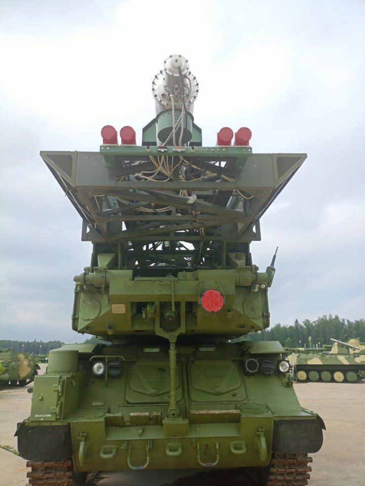 Russia’s experimental microwave system “Furor” exhibited at Kubinka Museum. (Source: Russian media) Russia’s experimental microwave system “Furor” exhibited at Kubinka Museum. (Source: Russian media)
