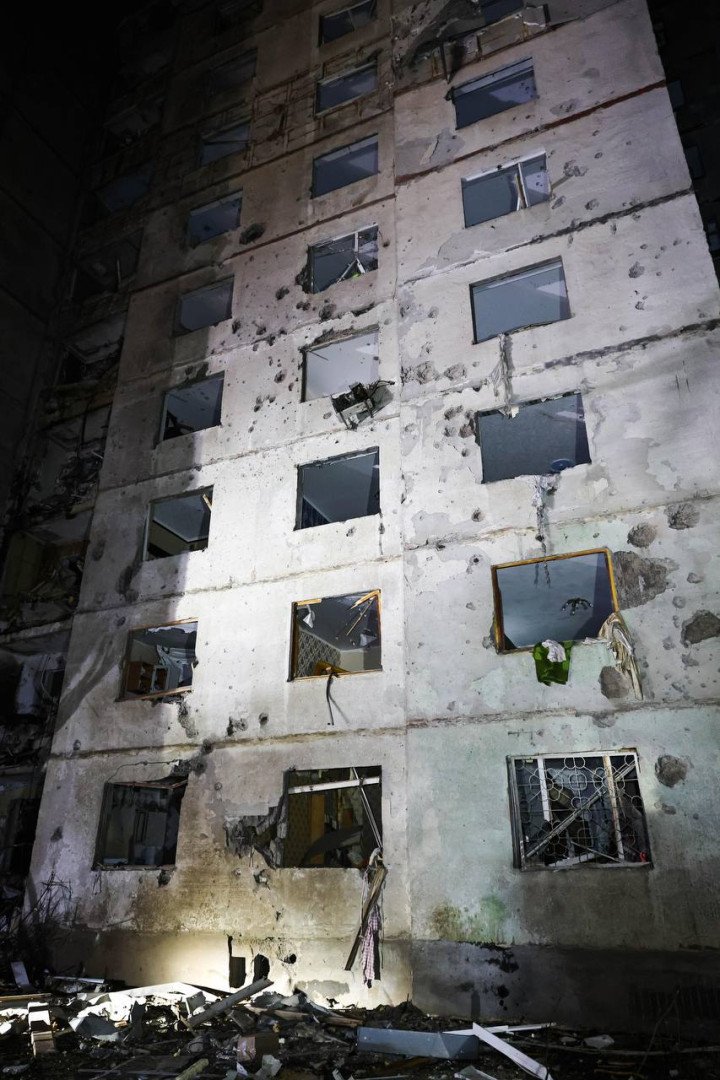 Aftermath of the Airstrike on a Residential Building in Kharkiv on September 21, 2024. (Source: Oleh Syniehubov) Aftermath of the Airstrike on a Residential Building in Kharkiv on September 21, 2024. (Source: Oleh Syniehubov)