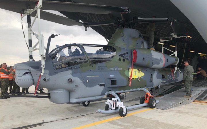 Czech Air Force AH-1Z Viper helicopter, July 2023. (Source: Czech Ministry of Defense)