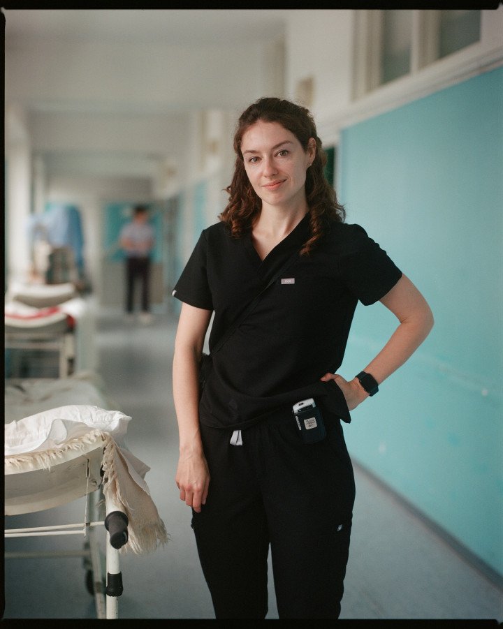 Dr. Ivanka Nebor, Ukrainian ENT surgeon and mission co-rganizer for “Face to Face.” Photo: Josh Olley Dr. Ivanka Nebor, Ukrainian ENT surgeon and mission co-rganizer for “Face to Face.” Photo: Josh Olley