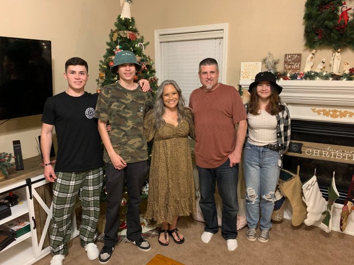 Ethan Hertweck and his family during Christmas. Photo: Leslie Hertweck’s Facebook Ethan Hertweck and his family during Christmas. Photo: Leslie Hertweck’s Facebook