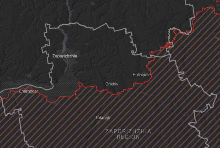 The Russian army is attacking Huliaipole in an attempt to advance in the Zaporizhzhia region.