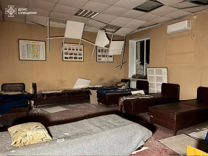 Aftermath of the Russian Strike on Shostka, Sumy Region. (Source: State Emergency Service of Ukraine) Aftermath of the Russian Strike on Shostka, Sumy Region. (Source: State Emergency Service of Ukraine)