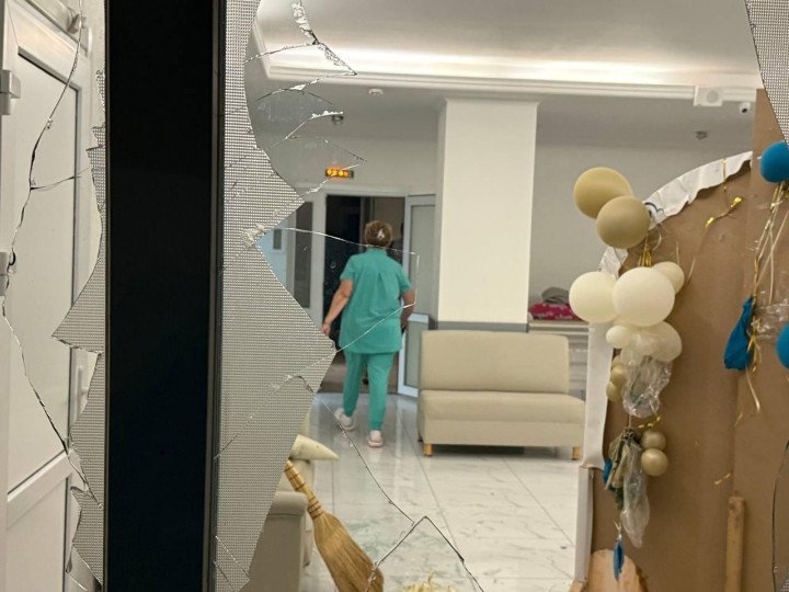 Aftermath of a Russian drone attack on the maternity hospital in Odesa, June 10, 2025. (Source: Odesa Regional Military Administration) Aftermath of a Russian drone attack on the maternity hospital in Odesa, June 10, 2025. (Source: Odesa Regional Military Administration)
