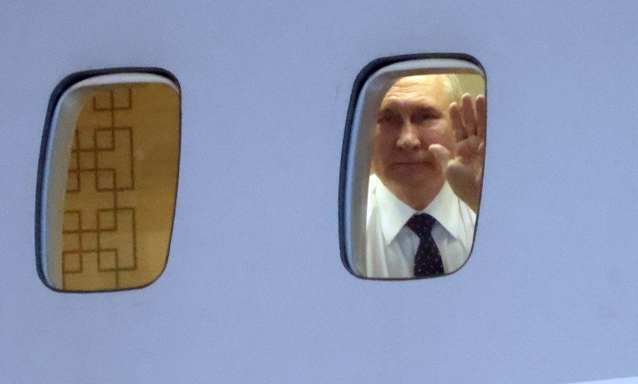 Putin departs from Pyongyang airport after two-day visit and talks with North Korean leaders, June 19, 2024. (Source: Getty Images) Putin departs from Pyongyang airport after two-day visit and talks with North Korean leaders, June 19, 2024. (Source: Getty Images)