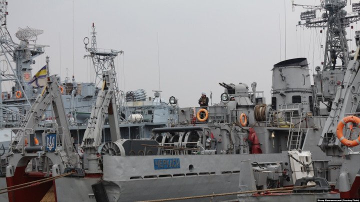 Dragaminas Cherkasy (U311) de la Armada ucraniana. (Fuente: Viktor Shmaginovskyi / Foto cortesía) Dragaminas Cherkasy (U311) de la Armada ucraniana. (Fuente: Viktor Shmaginovskyi / Foto cortesía)