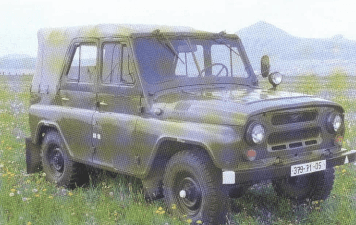 A Soviet-era UAZ-469B military utility vehicle, the platform used as the basis for specialized reconnaissance variants. (Photo: AVIS MO archive) A Soviet-era UAZ-469B military utility vehicle, the platform used as the basis for specialized reconnaissance variants. (Photo: AVIS MO archive)