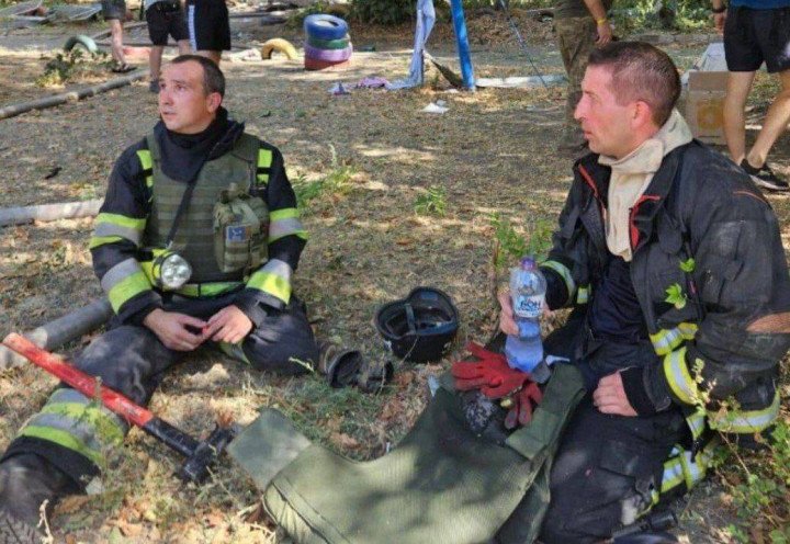 The aftermath of Russia’s strike on Pavlograd in Dnipropetrovsk region, Ukraine, September 6, 2024. (Source: State Emergency Service of Ukraine in Dnipropetrovsk region)