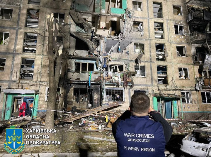 Aftermath of Russia’s attack on Kharkiv on October 2. (Source: State Emergency Service of Ukraine) Aftermath of Russia’s attack on Kharkiv on October 2. (Source: State Emergency Service of Ukraine)