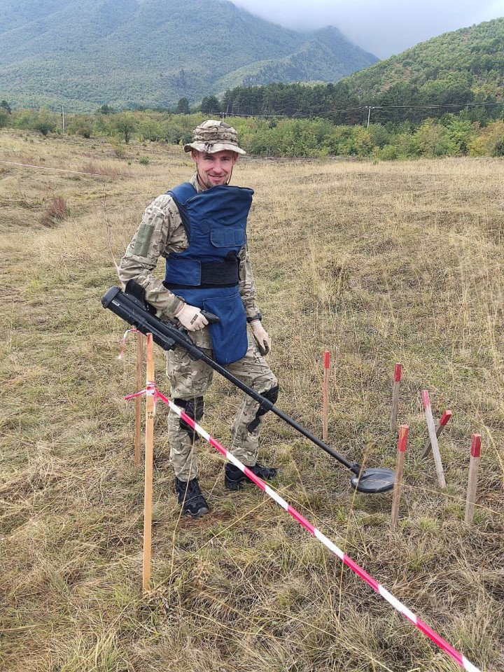 Vadym in Kosovo. (Source: personal archive) Vadym in Kosovo. (Source: personal archive)