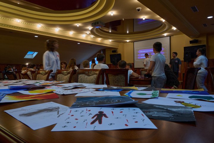 Drawings of fear. Photo: Mykyta Shandyba Drawings of fear. Photo: Mykyta Shandyba