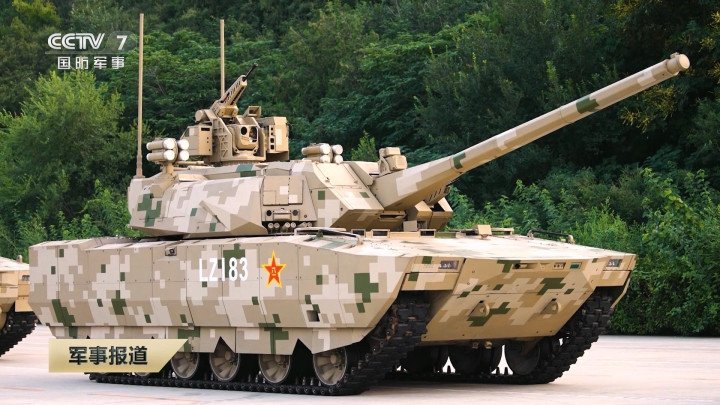 Chinese tank type 100. (Source: CCTV)