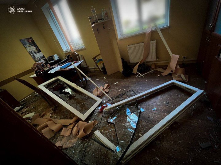 The aftermath of morning’s airstrike on the Kyiv region. Source: State Emergency Service of Ukraine The aftermath of morning’s airstrike on the Kyiv region. Source: State Emergency Service of Ukraine