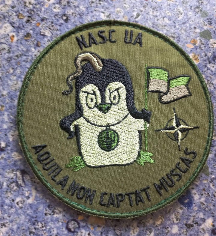 The slogan "Aquila non captat muscas" translates as "The eagle does not catch flies." Photo: National Antarctic Scientific Center of Ukraine. The slogan "Aquila non captat muscas" translates as "The eagle does not catch flies." Photo: National Antarctic Scientific Center of Ukraine.