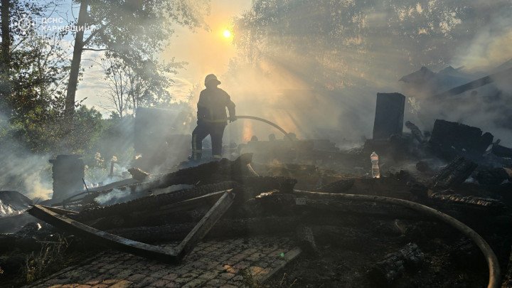 The aftermath of Russia’s attack on a private eco-park in Lisne village, Kharkiv region, July 24, 2024. (Source: State Emergency Service of Ukraine) The aftermath of Russia’s attack on a private eco-park in Lisne village, Kharkiv region, July 24, 2024. (Source: State Emergency Service of Ukraine)