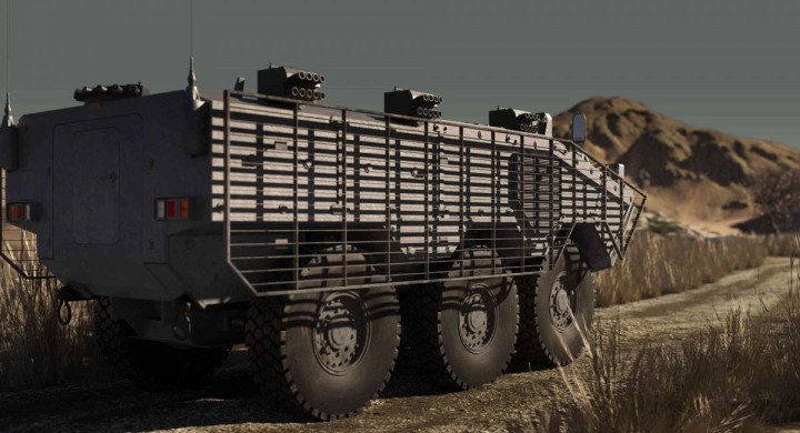 SCILT remote weapon system mounted on an armored personnel carrier during testing. (Source: Mehler Protection) SCILT remote weapon system mounted on an armored personnel carrier during testing. (Source: Mehler Protection)