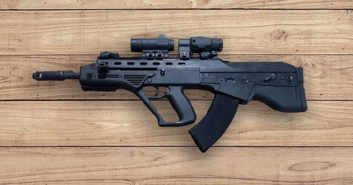 Ukrainian-made Malyuk/Vulkan bullpup assault rifle. (Source: ShooterSpace)